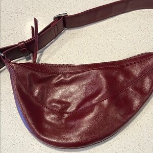 Zara Burgundy Crossbody Bag